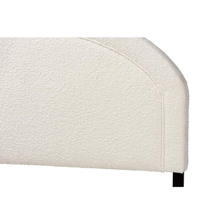 Image 3 Baxton Studio Fiana Cream Tufted Fabric Queen Headboard more views