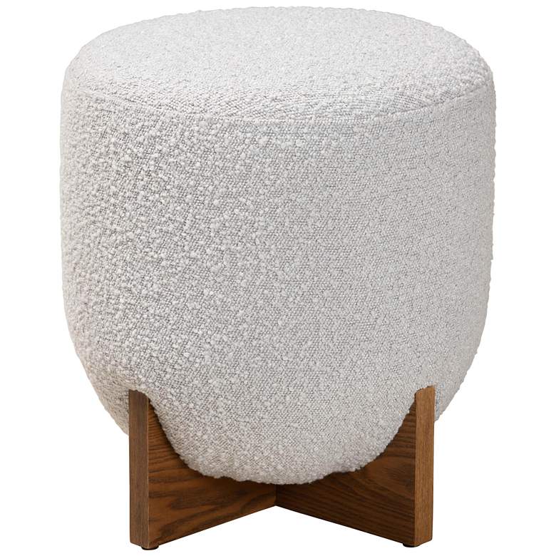 Image 6 Baxton Studio Fisk Light Gray Ottoman Footstool more views
