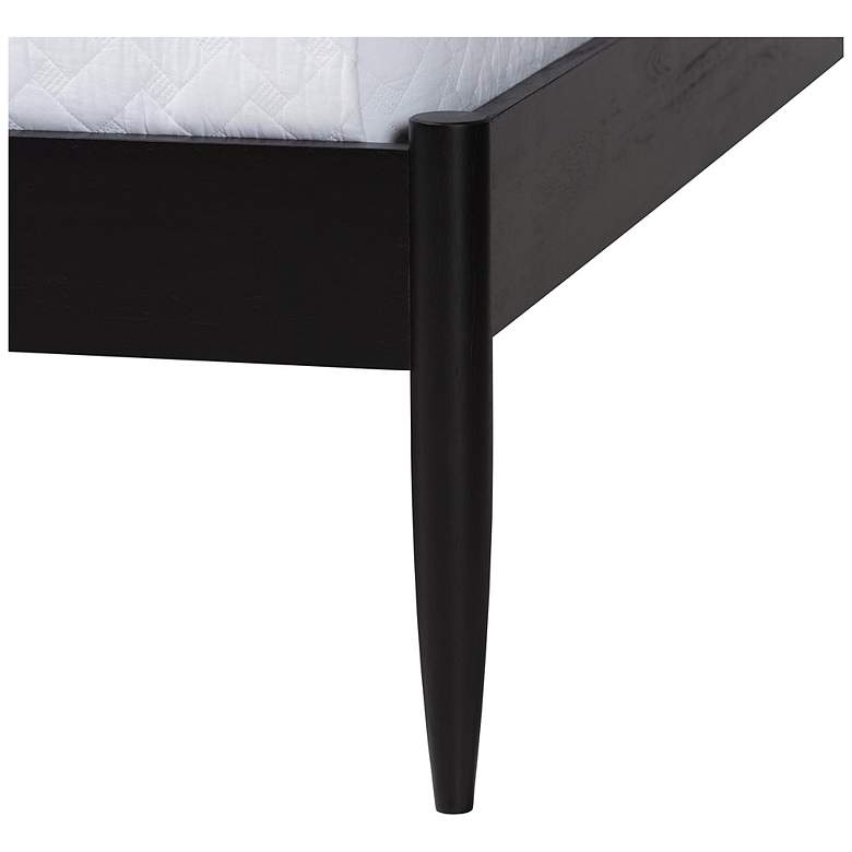 Image 7 Baxton Studio Florica Art Deco Black Wood Queen Platform Bed more views