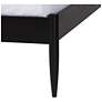 7_Baxton Studio Florica Art Deco Black Wood Queen Platform Bed more views