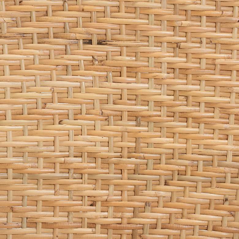 Image 5 Baxton Studio Genna Natural Brown Rattan Dining Chair more views