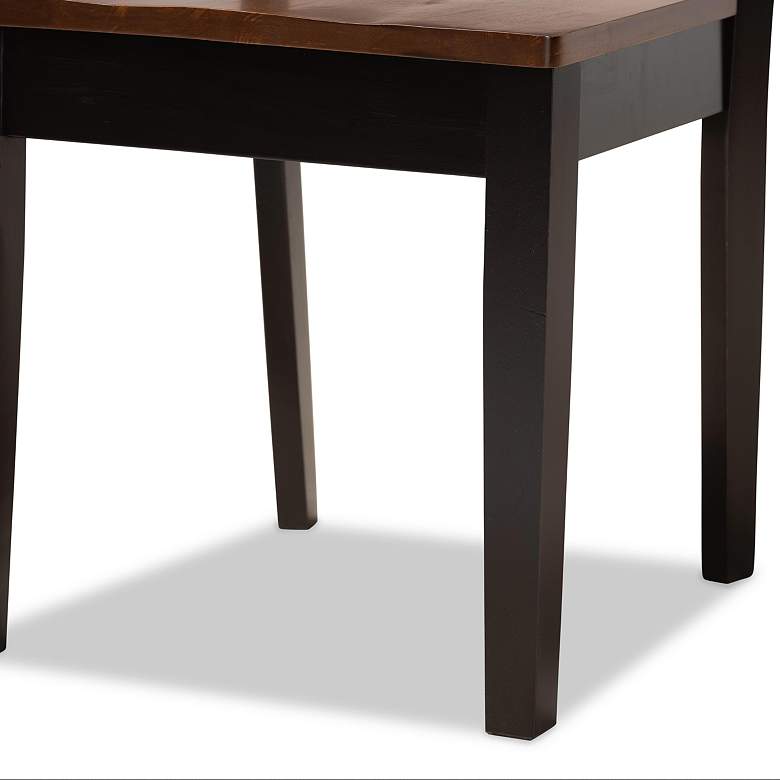 Image 6 Baxton Studio Gervais Two-Tone Brown Dining Chairs Set of 2 more views