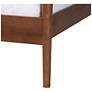 6_Baxton Studio Gianetta Wood Platform Bed - Poster Bed Frame, Queen more views