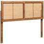 Thumbnail2 of Baxton Studio Gilbert Ash Walnut Rubberwood Queen Headboard