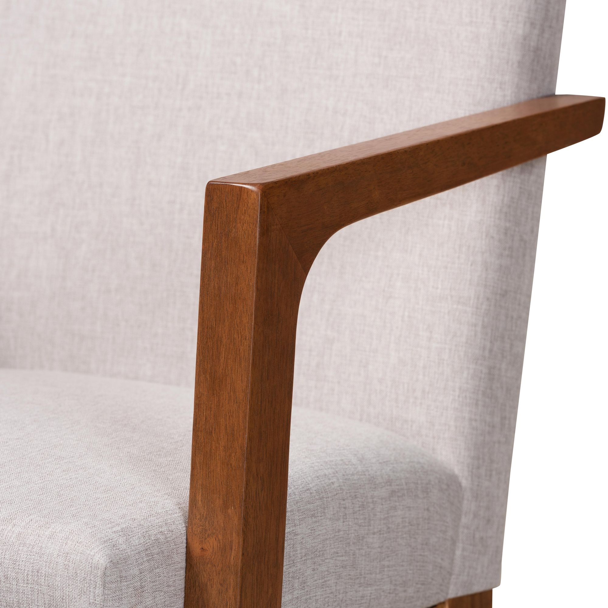 Image 4 Baxton Studio Glenda Walnut Brown Wood 5-Piece Dining Set more views