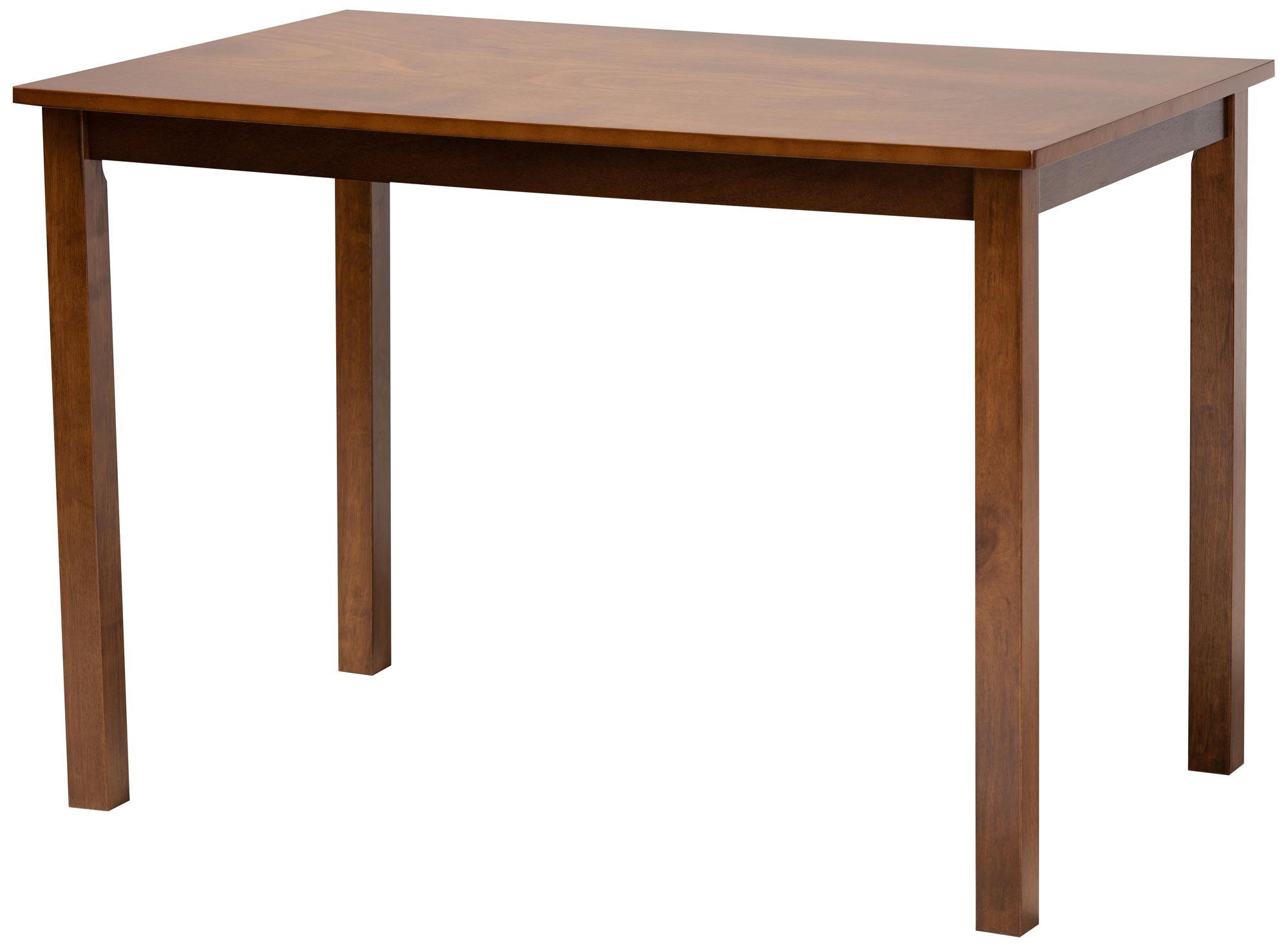 Image 6 Baxton Studio Glenda Walnut Brown Wood 5-Piece Dining Set more views