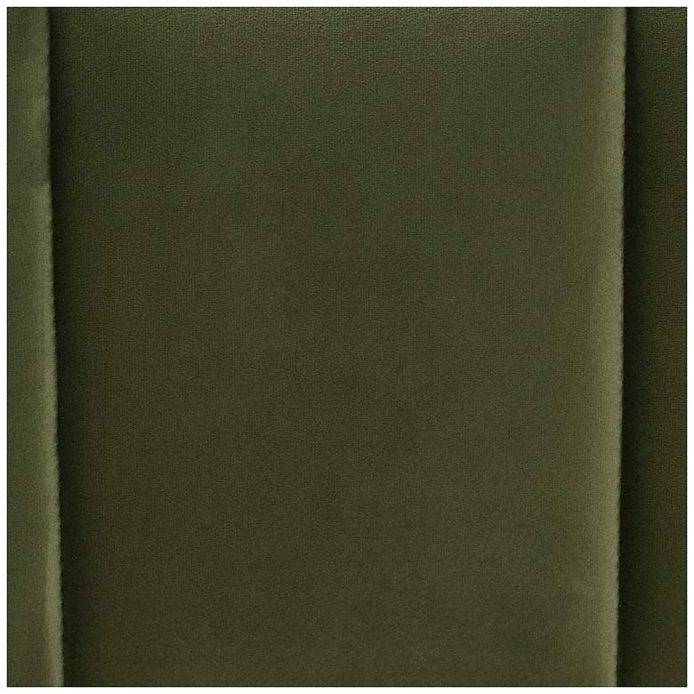 Image 7 Baxton Studio Granger Velvet Upholstered Platform Queen Bed more views