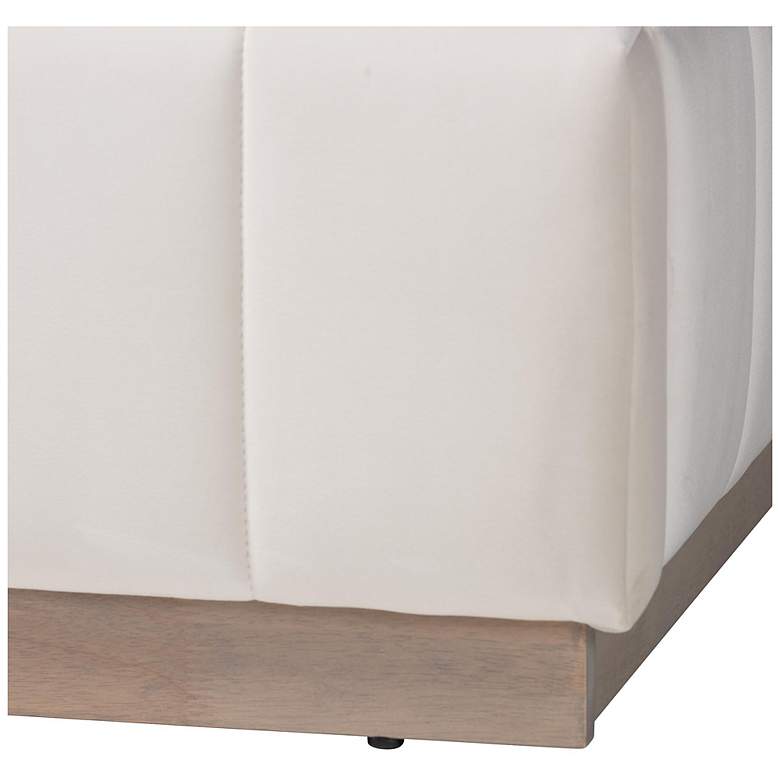 Image 6 Baxton Studio Granger Velvet Upholstered Platform Queen Bed more views