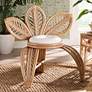 1_Baxton Studio Gresham Natural Brown Rattan Leaf Accent Chair