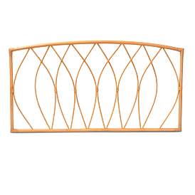 Image5 of Baxton Studio Halia Natural Brown Queen Wall-Mount Headboard more views