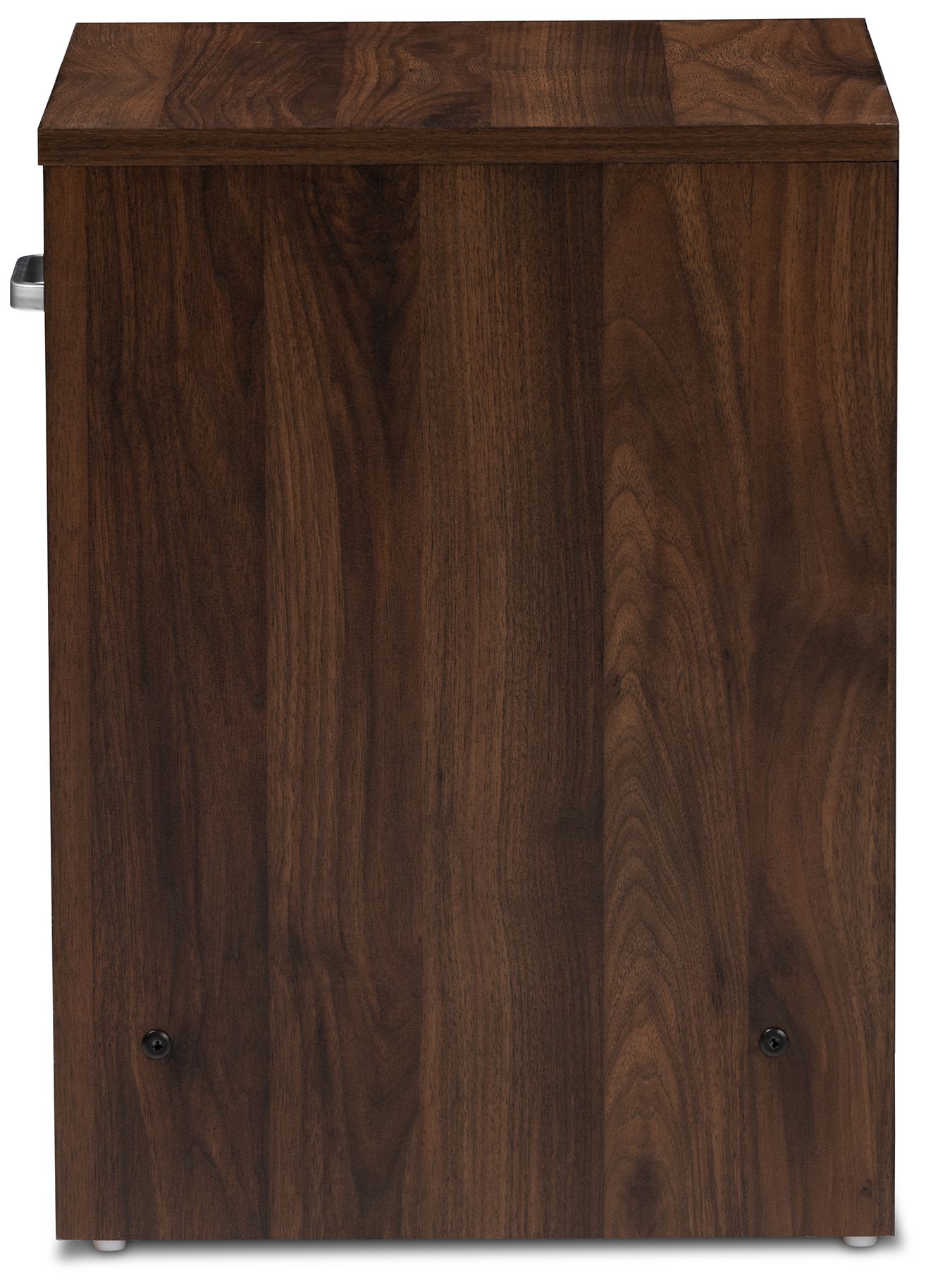Image 5 Baxton Studio Hansel 1-Drawer Dark Brown and Dark Grey Finished Nightstand more views
