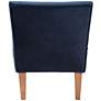Baxton Studio Harmon Tufted Navy Blue Velvet Accent Chair