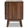 5_Baxton Studio Hartman Walnut Brown Finished Wood 2-Drawer Nightstand more views
