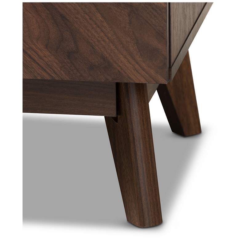 Image 7 Baxton Studio Hartman Walnut Brown Finished Wood 6-Drawer Dresser more views