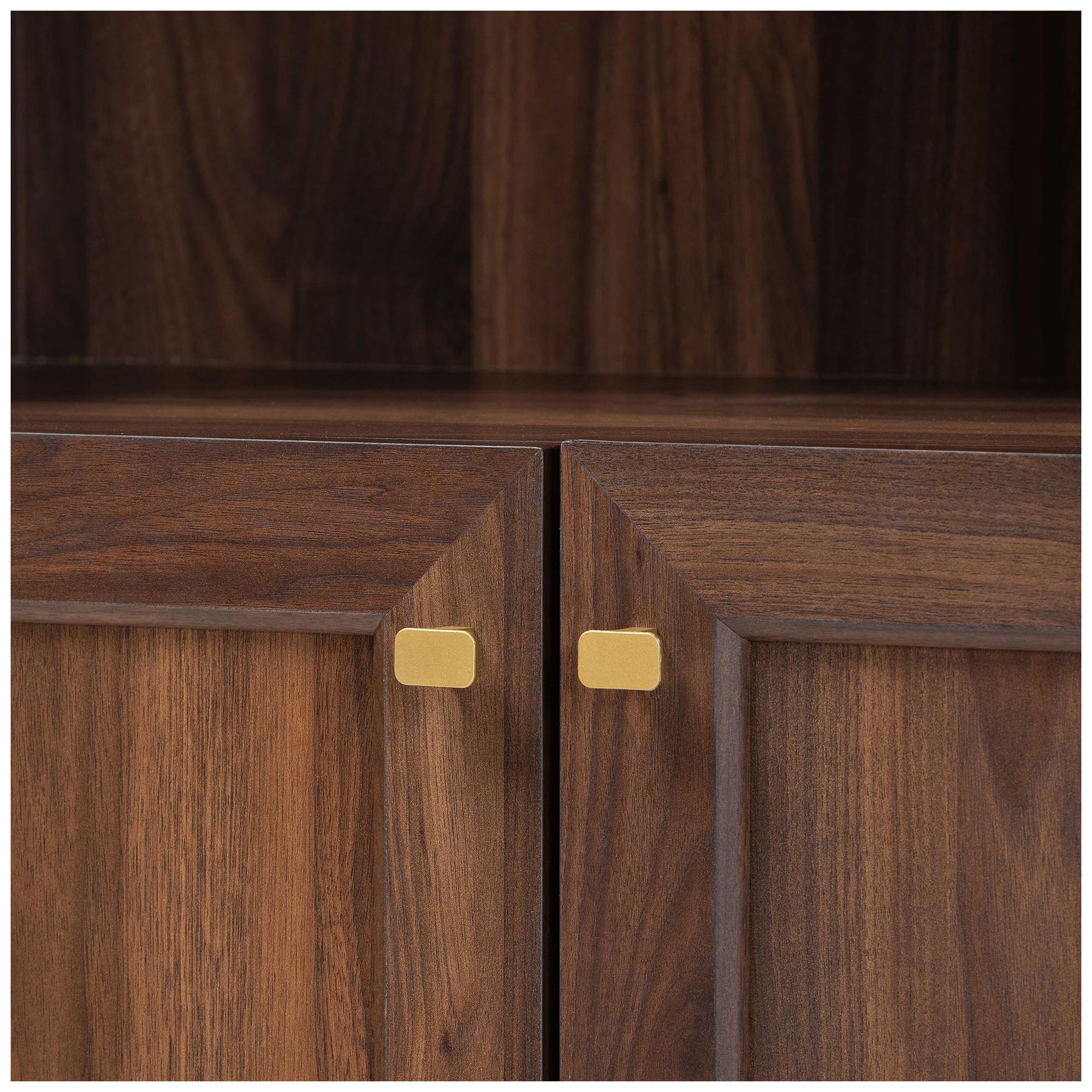 Image 6 Baxton Studio Hayes Wood Cabinet with Arch Top - with Soft-Close Doors more views