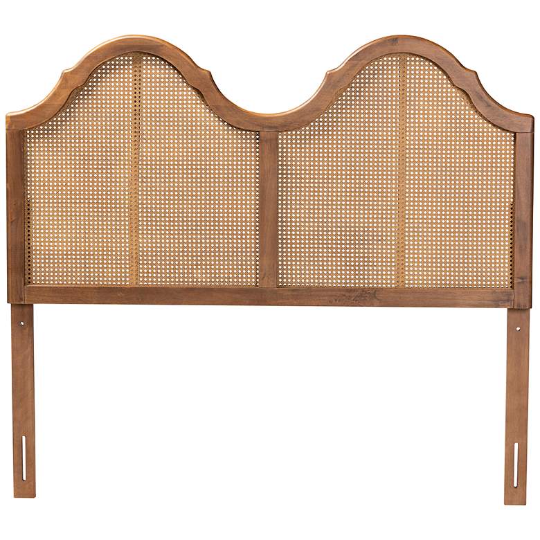 Image 4 Baxton Studio Hazel Ash Walnut Full Arched Headboard more views