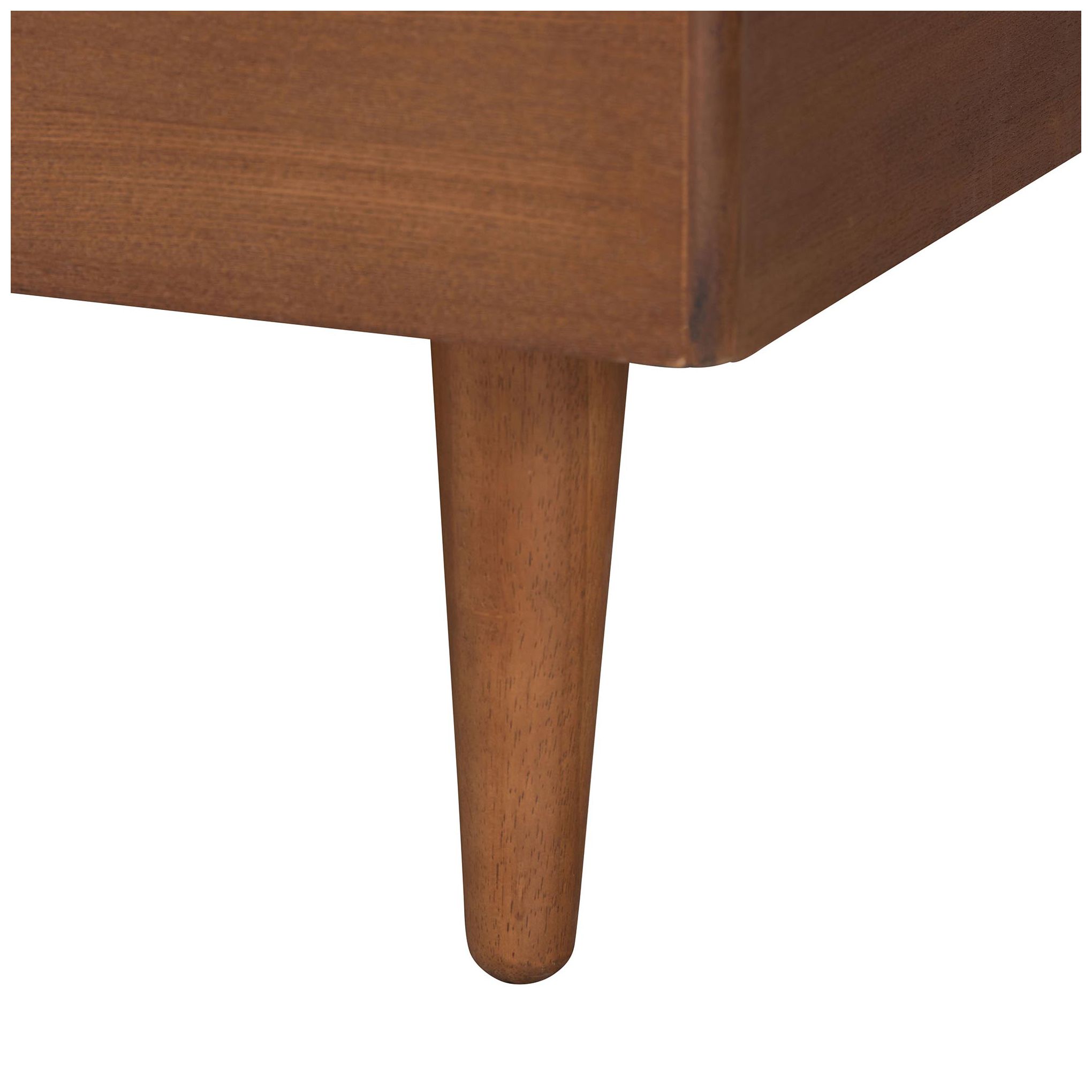 Image 7 Baxton Studio Hemera King Size Platform Bed With Floating Side Table more views