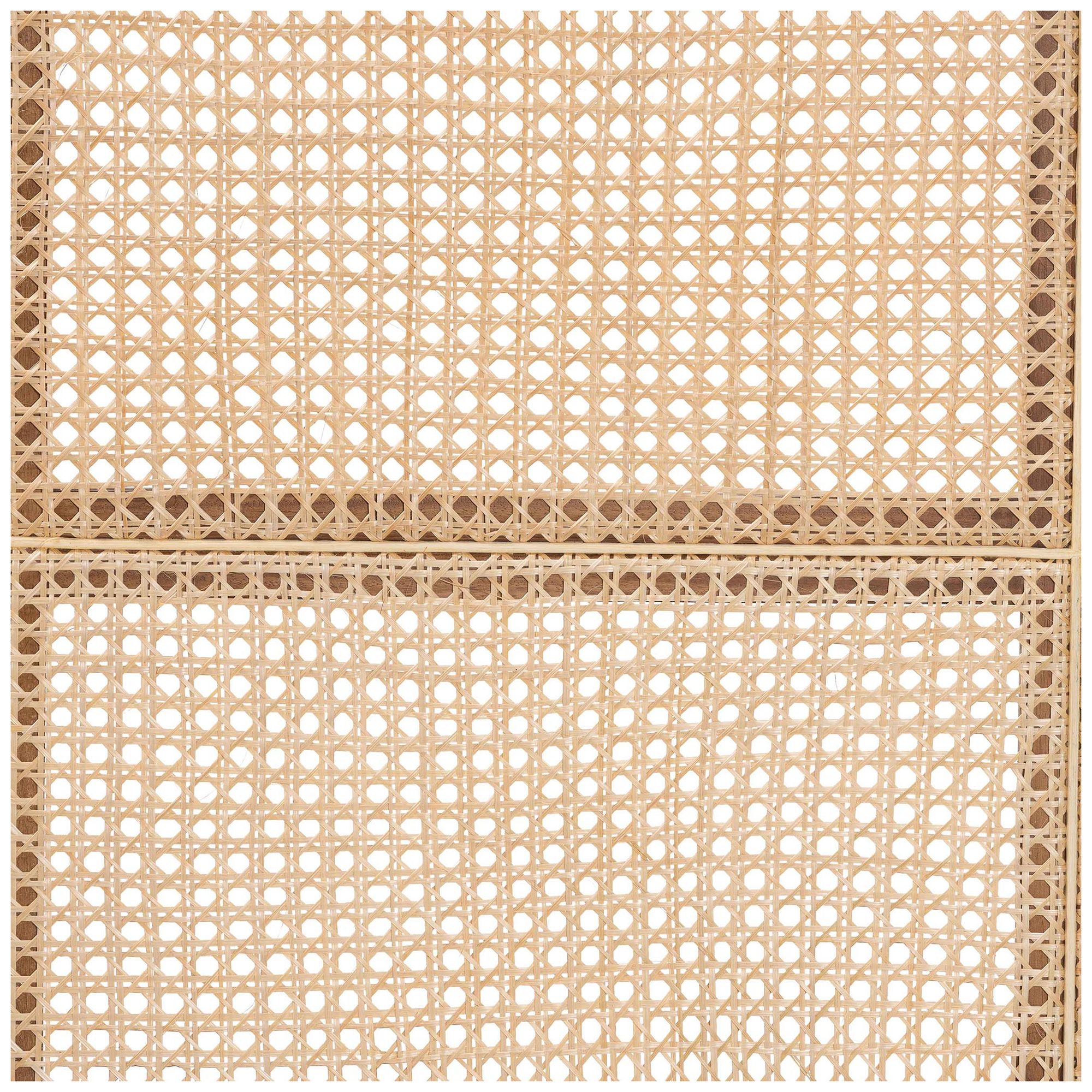 Image 5 Baxton Studio Hermine Bamboo Woven Backrest Panel Queen Size Headboard more views