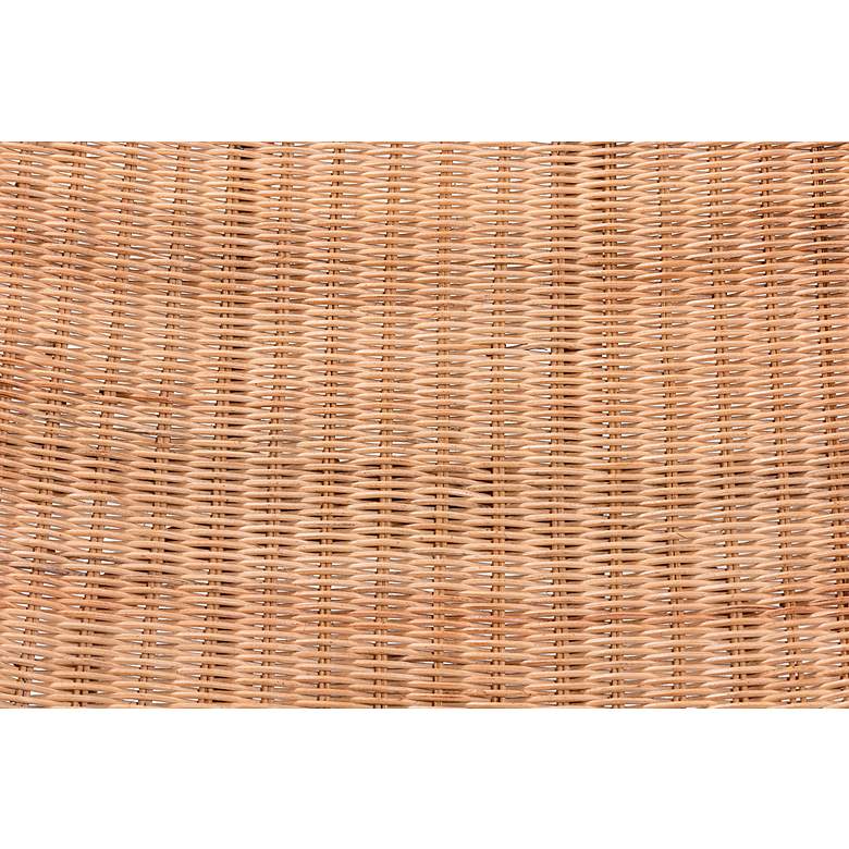 Image 6 Baxton Studio Herrera Natural Brown Rattan Lounge Chair more views