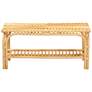 5_Baxton Studio Himari Modern Bohemian Natural Brown Rattan Accent Bench more views
