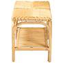 6_Baxton Studio Himari Modern Bohemian Natural Brown Rattan Accent Bench more views