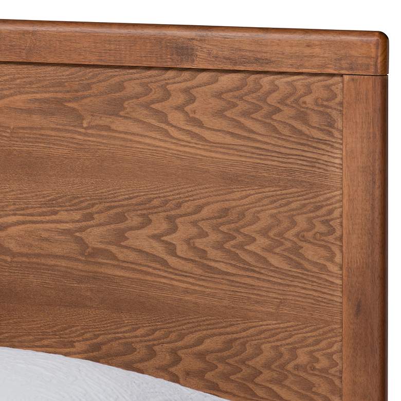 Image 3 Baxton Studio Hiro Walnut Brown Twin Size Platform Bed more views