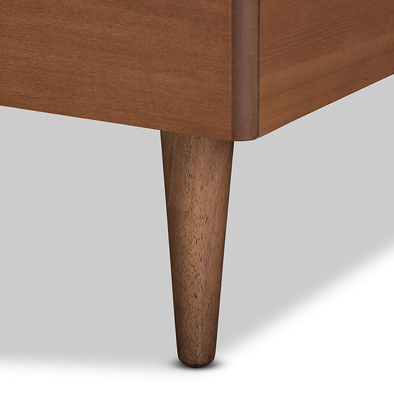 Image 4 Baxton Studio Hiro Walnut Brown Twin Size Platform Bed more views