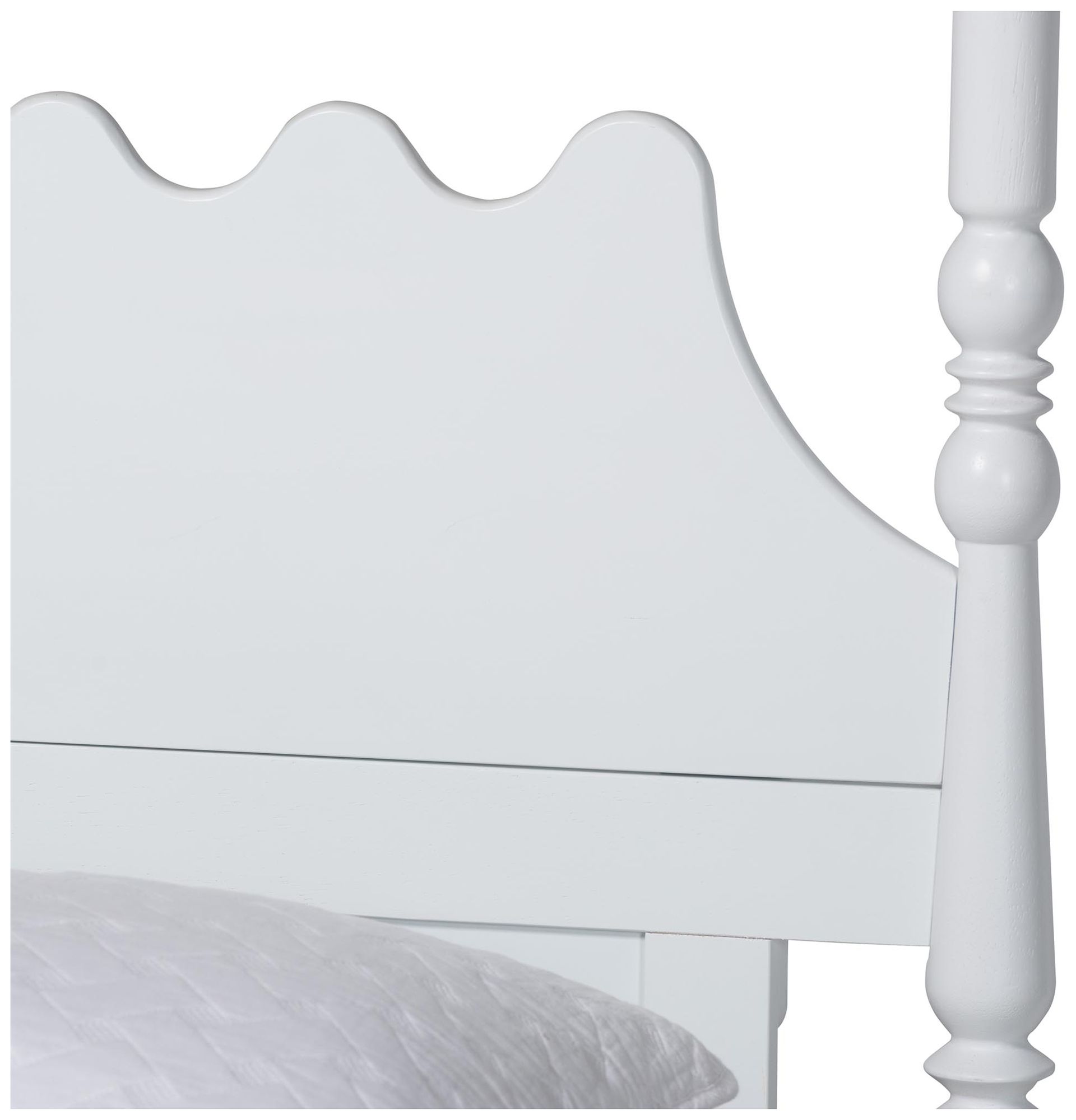 Image 5 Baxton Studio Hoffman Platform Bed - Bed Frame , White, Queen more views
