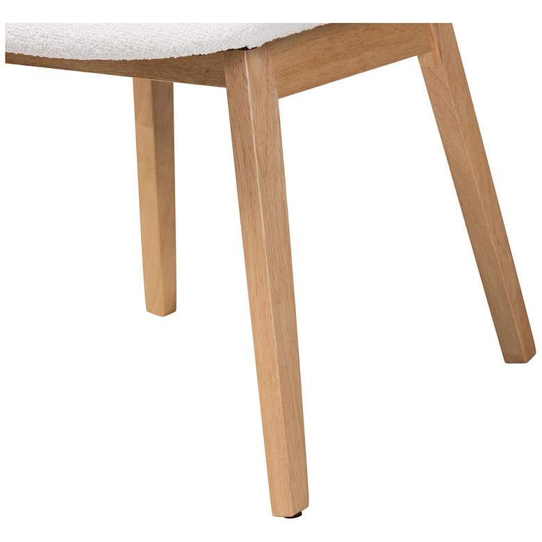 Image 6 Baxton Studio Hudson Boucle Upholstered Dining Chair Set of 2- Side Chair more views