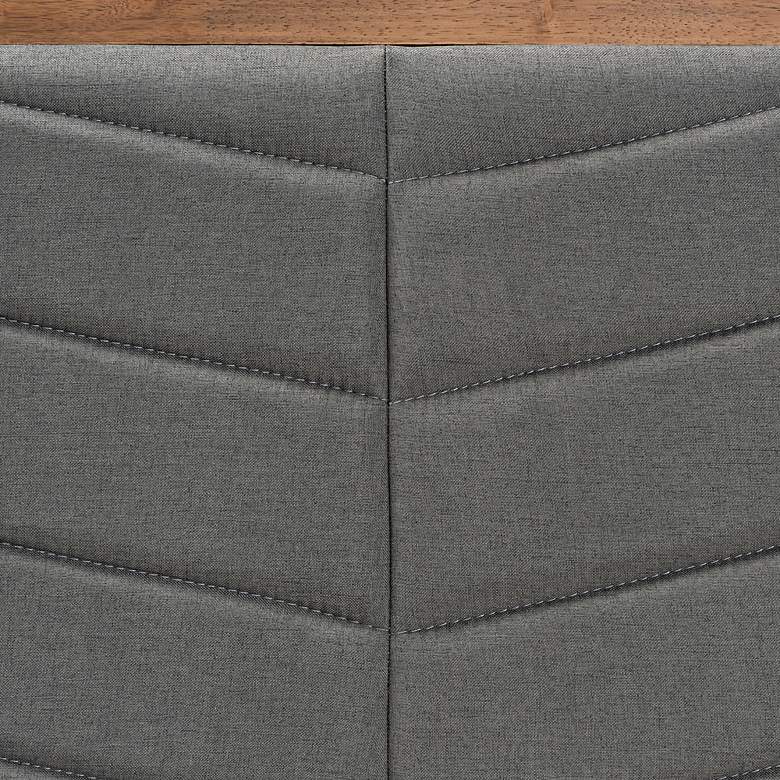 Image 3 Baxton Studio Iden Dark Gray King Size Headboard more views