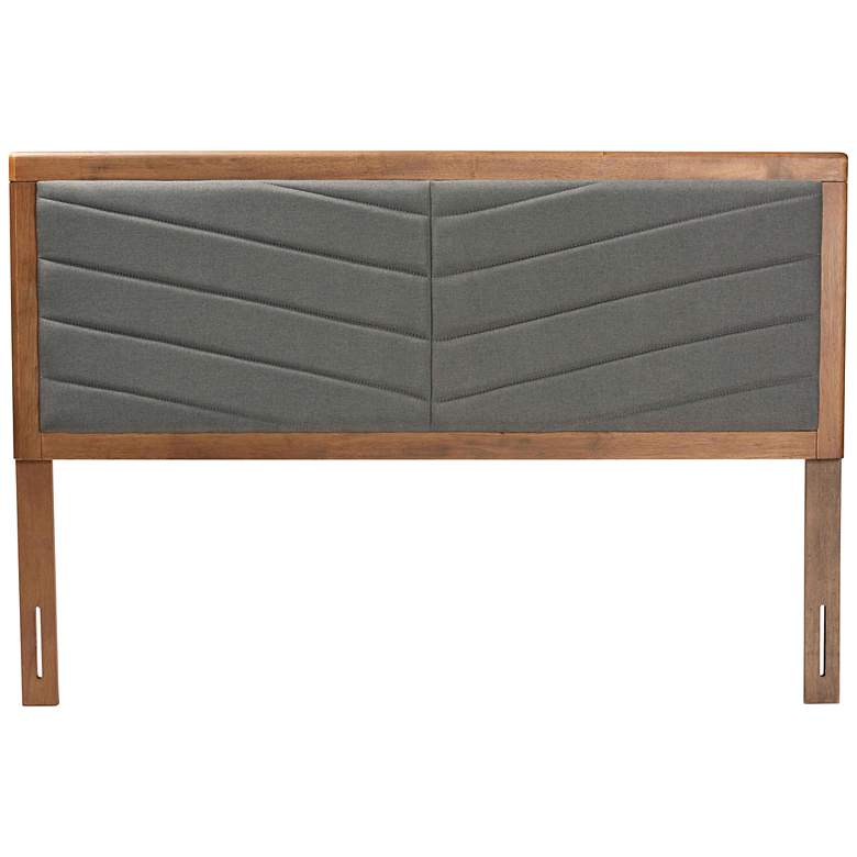 Image 4 Baxton Studio Iden Dark Gray King Size Headboard more views