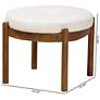 6_Baxton Studio Iliana Cream Tufted Fabric Ottoman Footstool more views