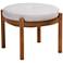 Baxton Studio Iliana Ottoman Footstool