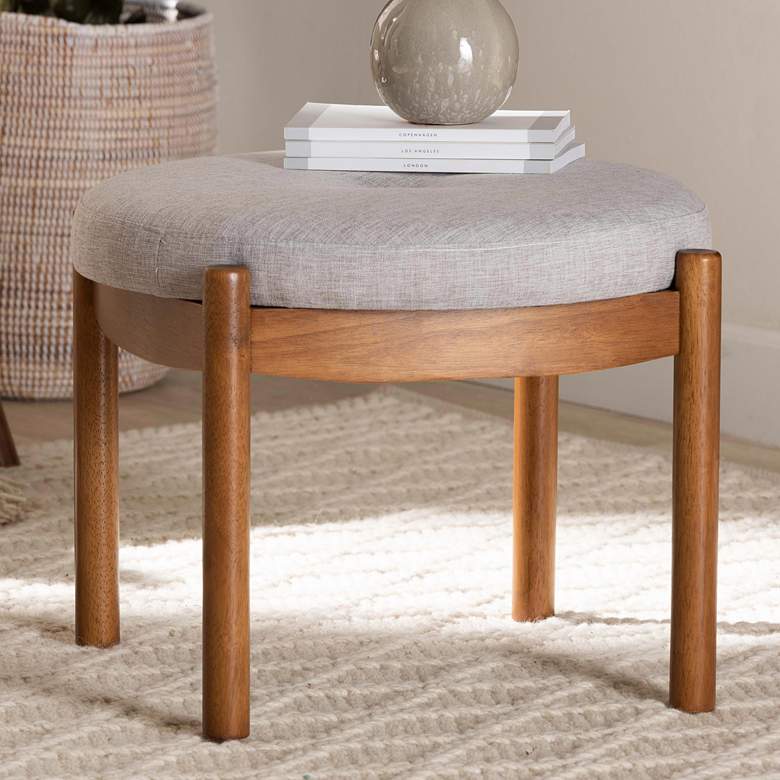 Image 1 Baxton Studio Iliana Ottoman Footstool