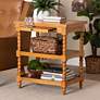 1_Baxton Studio Imogene 26"W Walnut Brown 1-Drawer End Table