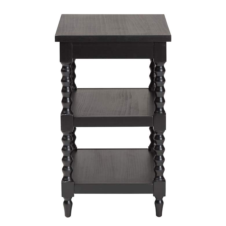 Image 4 Baxton Studio Imogene Retro-Modern Black Wood End Table more views