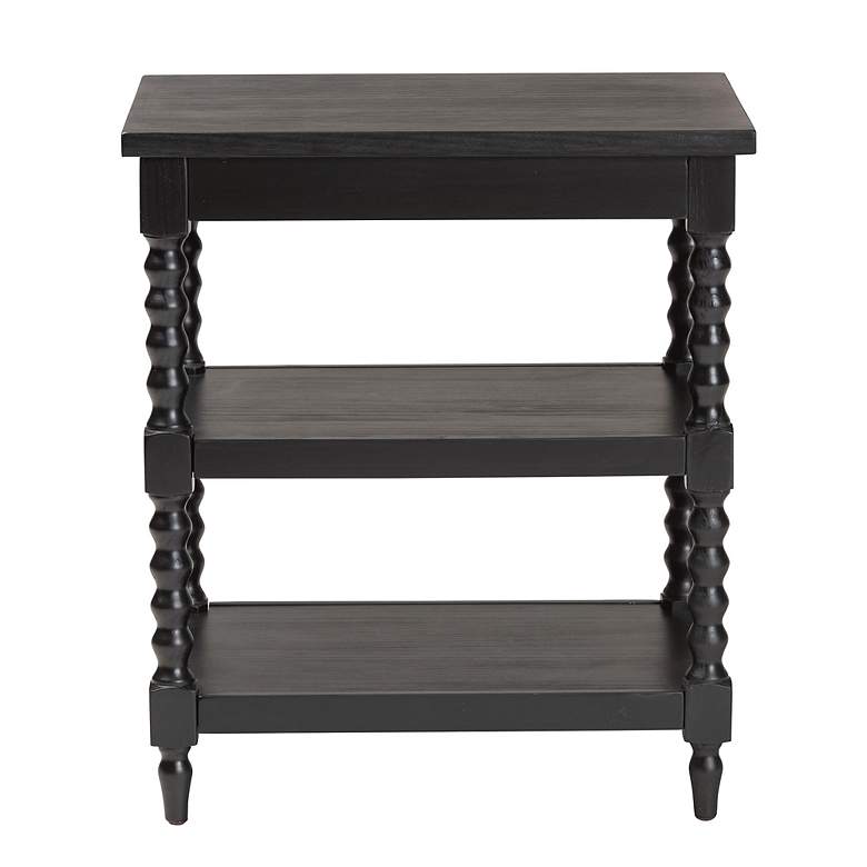 Image 5 Baxton Studio Imogene Retro-Modern Black Wood End Table more views