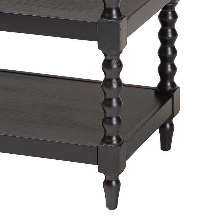 Image 6 Baxton Studio Imogene Retro-Modern Black Wood End Table more views