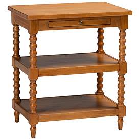 Image1 of Baxton Studio Imogene Retro-Modern Walnut Brown Finished Wood End Table