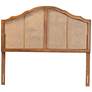 Thumbnail4 of Baxton Studio Iris Ash Walnut King Arched Headboard more views
