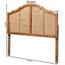 7_Baxton Studio Iris Ash Walnut Queen Arched Headboard more views