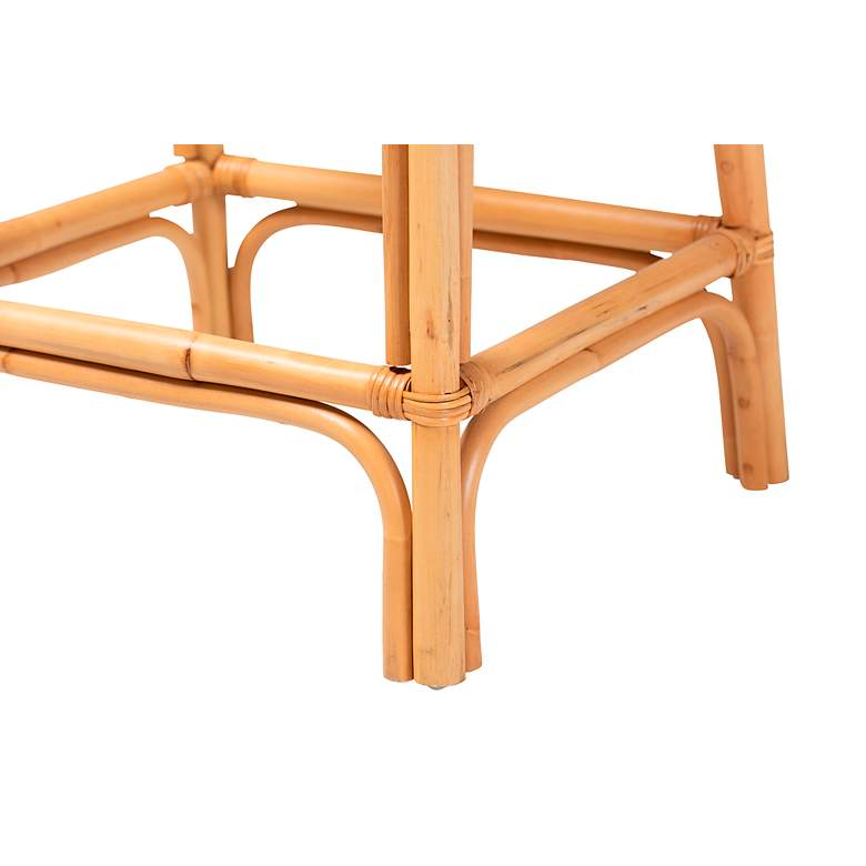 Image 3 Baxton Studio Ivora 24 1/2" Natural Brown Counter Stool more views