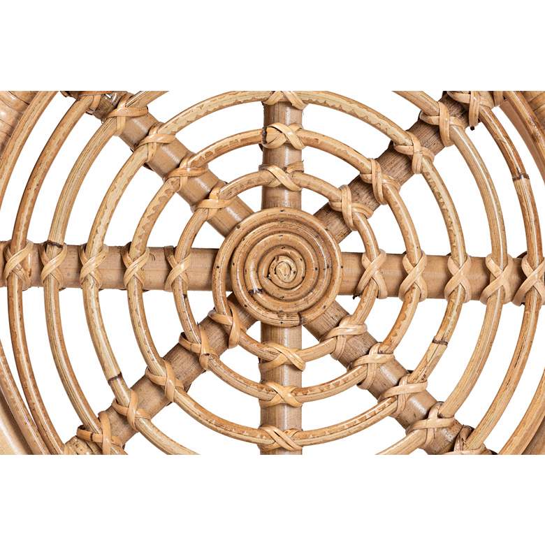 Image 3 Baxton Studio Jacinda 21"W Natural Brown Rattan End Table more views