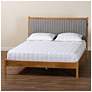 1_Baxton Studio Jaiana Grey Fabric and Oak Brown Wood Queen Size Bed