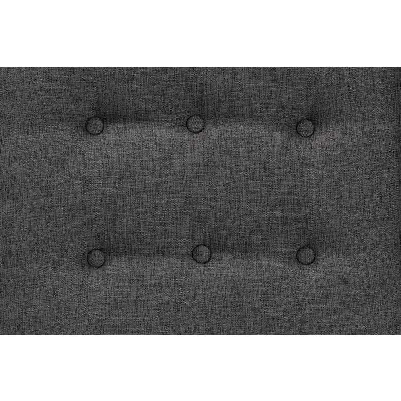 Image 4 Baxton Studio Jeanine Dark Gray Ottoman Footstool more views