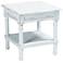 Baxton Studio Jeanne Vintage Traditional White Wood End Table
