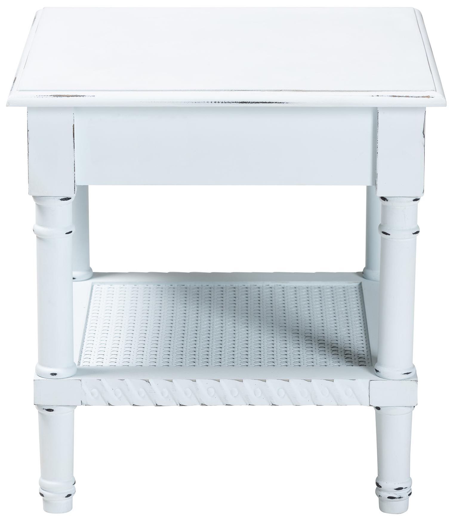 Image 4 Baxton Studio Jeanne Vintage Traditional White Wood End Table more views