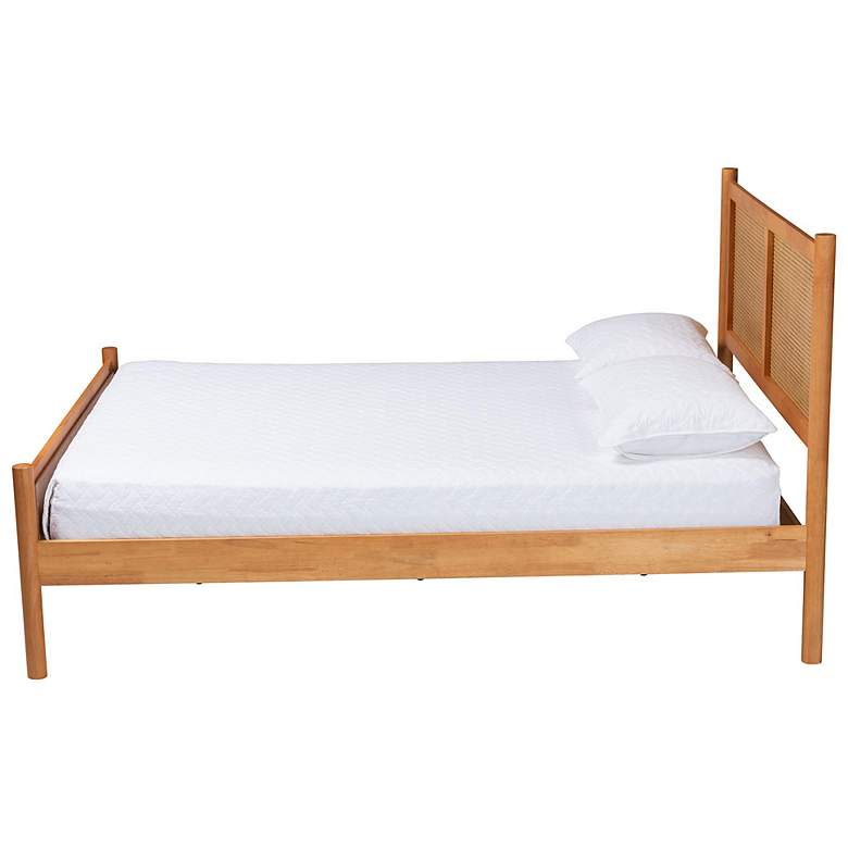Image 4 Baxton Studio Jenn Golden Brown Wood Queen Size Platform Bed more views