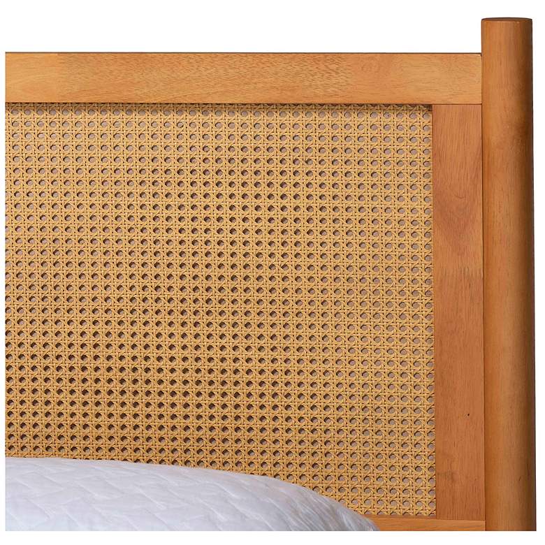 Image 6 Baxton Studio Jenn Golden Brown Wood Queen Size Platform Bed more views