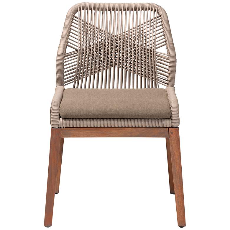 Image 6 Baxton Studio Jennifer Walnut Brown Dining Side Chair more views